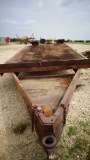 Shopbuilt bumper pull, 3 axle trailer, ramps, 8ftx20ft, dovetail, need tire