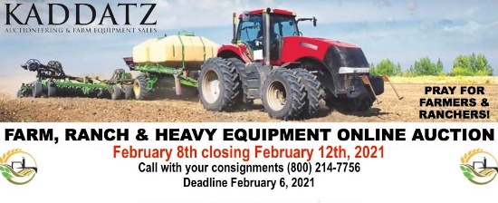 Farm, Ranch, Heavy Equipment Online Auction