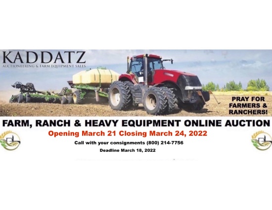 Farm, Ranch, Vehicles, Equipment Online Auction