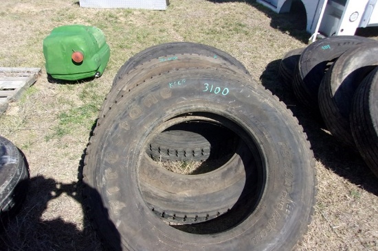 (4) Truck tires