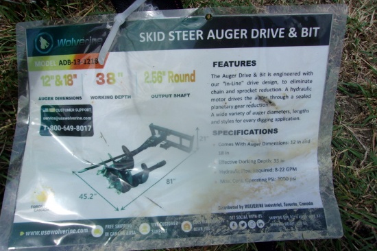 Wolverine ADB-13-1218R Drive and Bit
