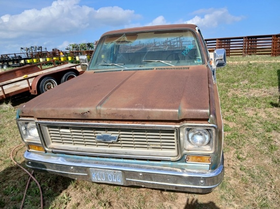 1973 Chevrolet Cheyenne Super 10 Salvage Pick Up