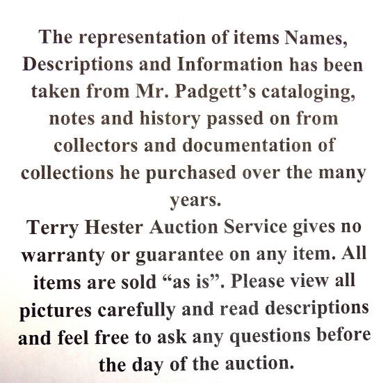 TERRY HESTER AUCTION SERVICE