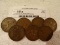 Lot Of 8 Early British Pennies
