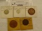 1942,1935,1943S,1960,1923 Australia Coins