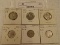 India 6 Coin Lot 1965,1957,1963,1962,1963,1961