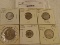 India 6 Coin Lot 1960C,1962B,1963B,1964,1966B,1968