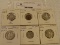 India 6 Coin Lot 1962B,1965C,1965B,1967B,1971,1975