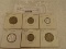 Pakistan 6 coin Lot 1948,1961,1963,1971,(2) 1976