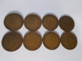 8 Early British Pennies