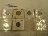 6 British 6 pence coins