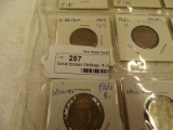 Great Britain Shillings  8 coins