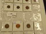 Great Britain 1/2 penny & New pennies 15 coins lot