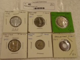 Pakistan 6 Coin Lot 1964,1976,1952,1969,1966,1948