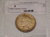 1922 D peace Dollar