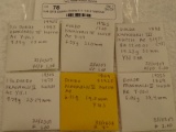 Lot Of 6 Dokdo Coins 1,1 1/2,3 Various Dates