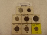 8 Early French Coins