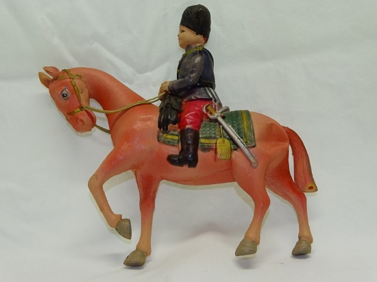 Celluloid Horse and Rider Gifted in 1935 see below