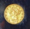 1898-S Half Eagle 5 Dollar GOLD Liberty Coin