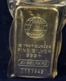 Engelhard 10 Ounce SILVER Bar Ser# C583942
