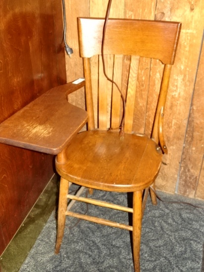 Antique School Desk / Chair