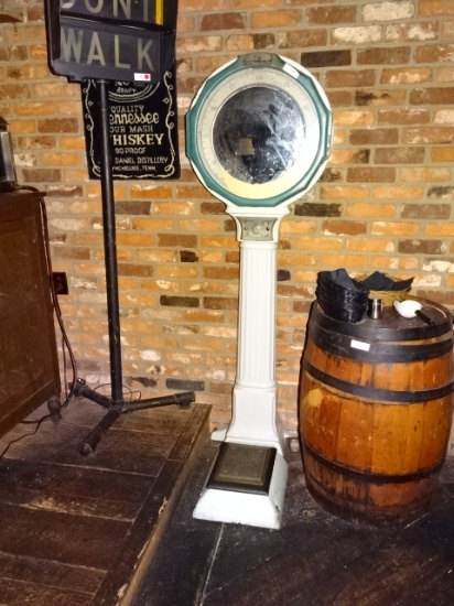 Antique Fortune Lollypop Scale Coin-Op