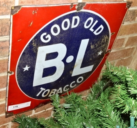 Bl Tobacco Porcelain Sign
