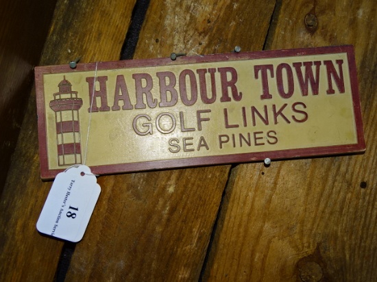 Sea Pines Harbour Town Golf Links Sign