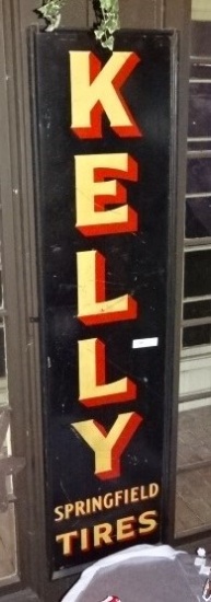 Kelly Springfield Tin Sign 18" X 72"