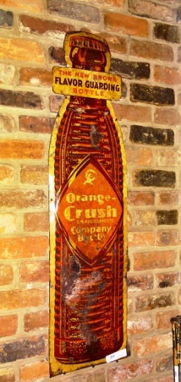 Orange Crush 47"x 1/2" Brown Gardian Bottle Sign
