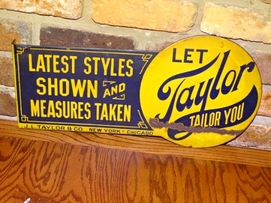 Taylor Porcelain Double Sided Flange