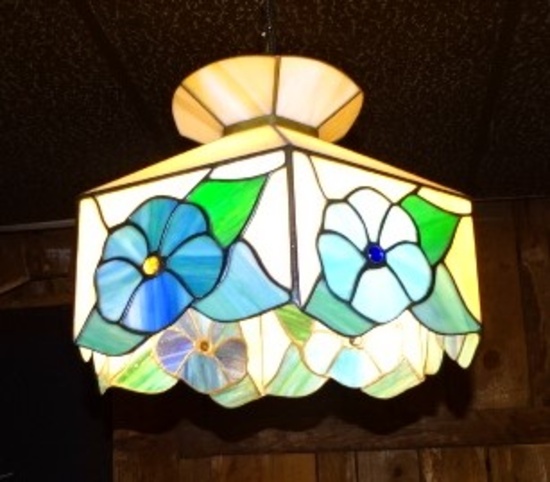 Small Tiffany Style Lamps - Lot of 3