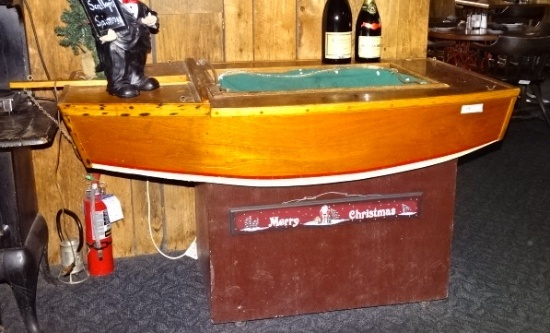 Wood Boat modified For Cooler