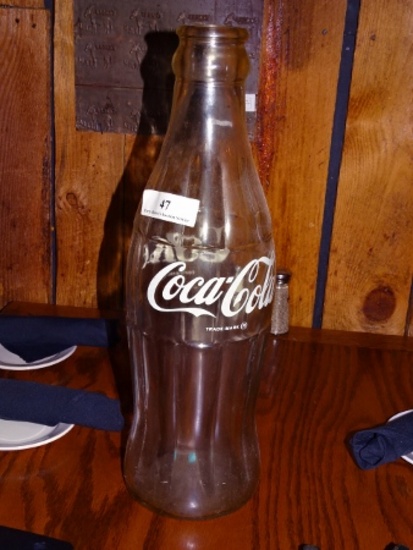 Glass Coca Cola Bottle 20" Tall