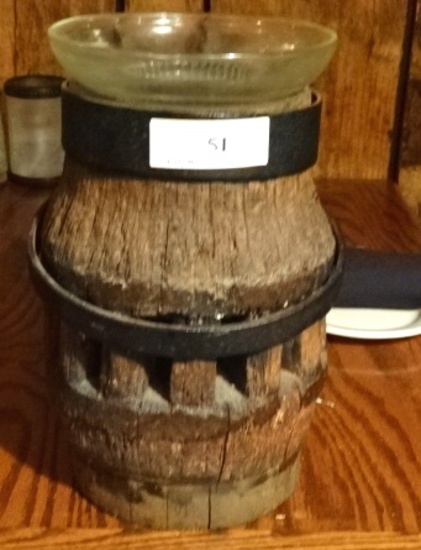 Wagon Wheel Hub ASh Tray