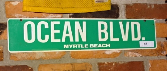 Ocean Blvd Sign