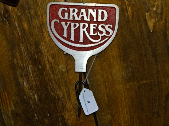 Grand Cypress Hole Marker Sign