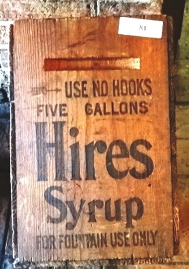 Hires Syrup Box