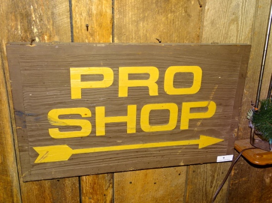 Pro Shop Sign