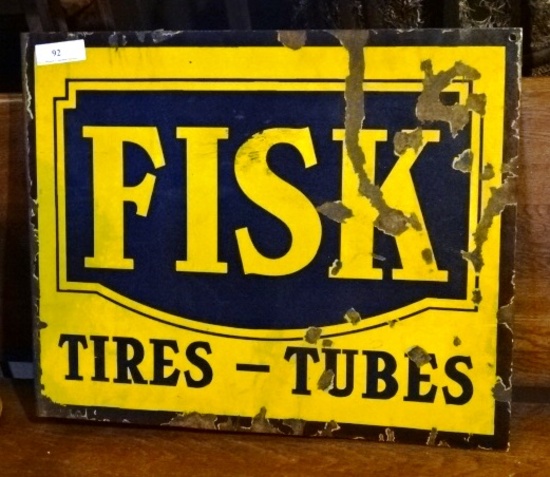 Fisk Tires Porcelain Sign