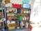 large shelf and contents