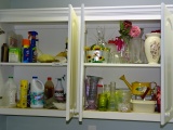 2 misc babinets over washer & dryer