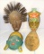 Lot Of 4 Carved Tribal Mask-Highly Decorated