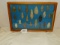 21 Native American Arrowheads & Blades In Glass Ca