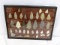37 Native American Arrowheads In Glass Case SC