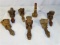 7 Figural Trade Pipes 4 1/2