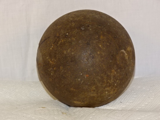 Vintage 12lb Cannonball-4.5" Diameter