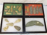 25 Native American Arrowheads,Scrapers & Tools
