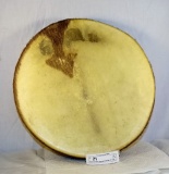Hand Held Native American Drum-Deer Shin Lined 15