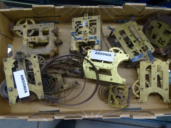 Box Lot of Ansonia Works & Parts